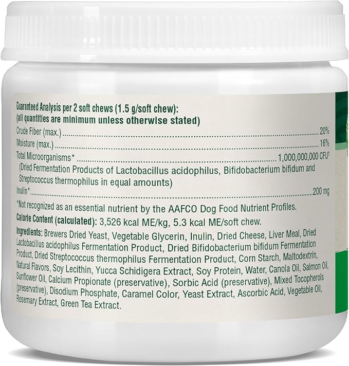 PetNC Natural Care Liver Flavor,Cheese Pre & Probiotic Soft Chews for Dog 120 ct (Pack of 1) (Packaging May Vary)