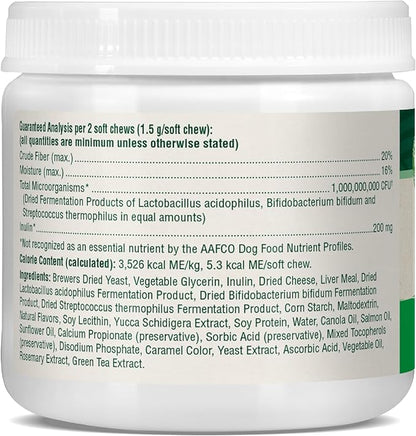PetNC Natural Care Liver Flavor,Cheese Pre & Probiotic Soft Chews for Dog 120 ct (Pack of 1) (Packaging May Vary)