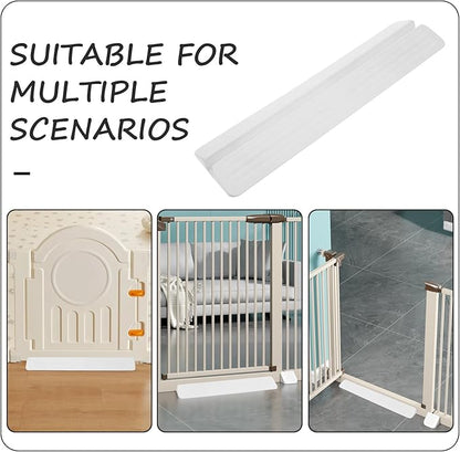 Fence Support Feet and Dog Gate Ramp Accessories Anti-kick Pedal Safety Gate Hardware for Stair and Doorway Guardrail Sturdy Railing Fixing Parts