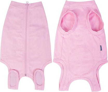 Dog Surgery Recovery Suit - After Spay, Abdominal Wounds Post Surgical Recovery, Anti Licking Breathable Dog Onesies for Small, Medium & Large Pet, Alternative Bandages Cone E-Collar