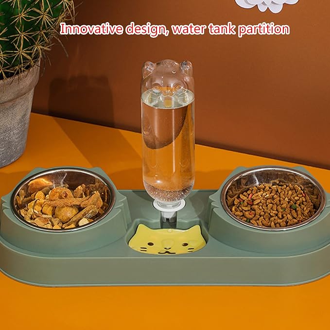 Pet Food Bowl Small Dog Feeder Water Feeding Dog Storage Anti-Skid Dogs Dishware Bowls for Food and Water Automatic