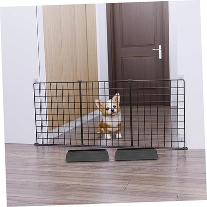 Support Feet for Gate Ramp Reinforcement Accessories for Pet Gates Easy Installation Durable Lightweight Versatile Design for Stairs Doorways Black