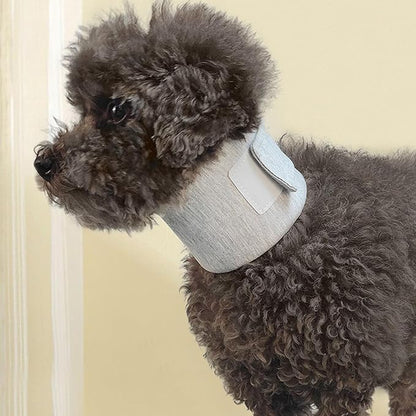 Haofy Dog Neck Support Collar Adjustable Prevent Licking Protective Pet Cervical Collar Neck Brace for Cats Post Surgery (M)