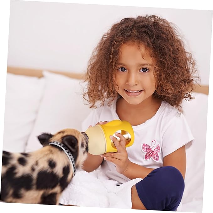 YARNOW Milk Replacer for Puppies Pet Bottle Nursing Puppy Bottles for Nursing Kitten Ergonomic Design Easy to Clean