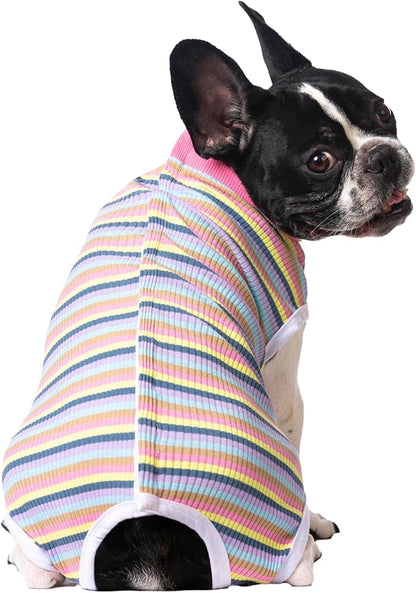 2 Packs Pet Dog Recovery Onesie Suit for Dogs Cats After Surgery,Dog Abdominal Wounds Bandages Cone E-Collar Alternative. (Navy, XXL)