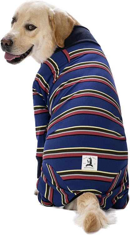 Dog Surgery Recovery Suit Female Male for Dogs After Surgery Medium Large Dogs Onesie,Lightweight Dog Recovery Suit for Shedding Prevent Licking Surgical Wound,Dog Pajamas Pjs Clothes, Full Belly