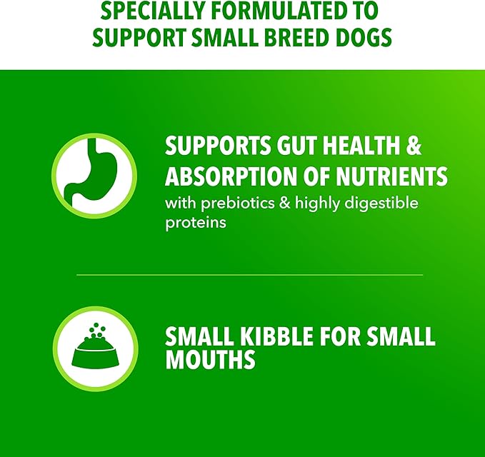 IAMS Proactive Health Dry Dog Food for Small Breeds, Adult Dog Food Dry Recipe, 15 lb. Bag