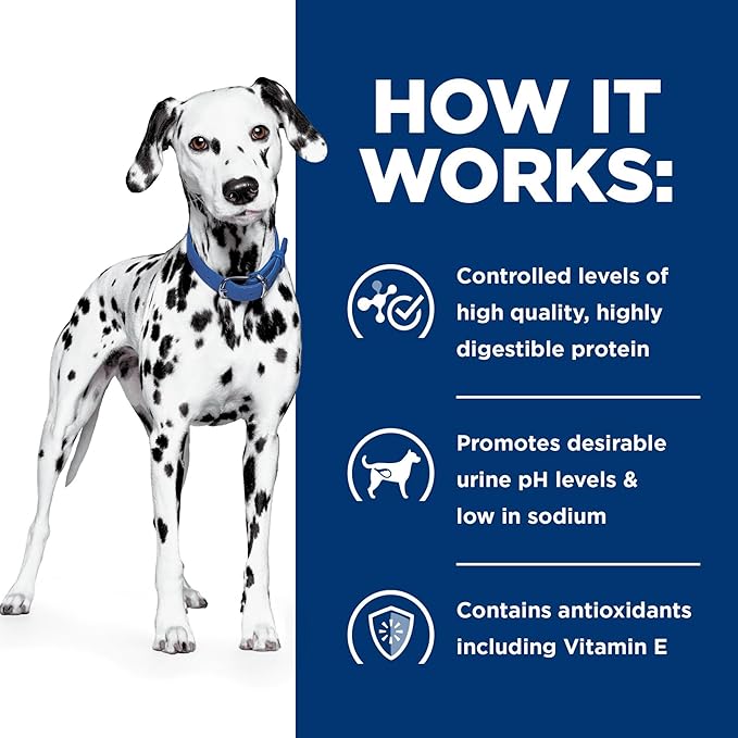 Hill's Prescription Diet u/d Urinary Care Dry Dog Food, Chicken, 27.5 lb. Bag