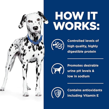 Hill's Prescription Diet u/d Urinary Care Dry Dog Food, Chicken, 8.5 lb. Bag