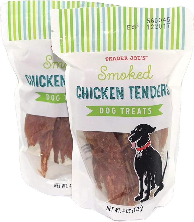 Trader Joe's Smoked Chicken Tenders Dog Treats (2 Pack)