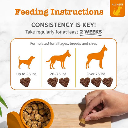 Zesty Paws Stay Green Bites for Dogs - Grass Burn Soft Chews for Lawn Spots Caused by Dog Urine - with Cranberry for Urinary Tract & Bladder - Chicken - 90 Count