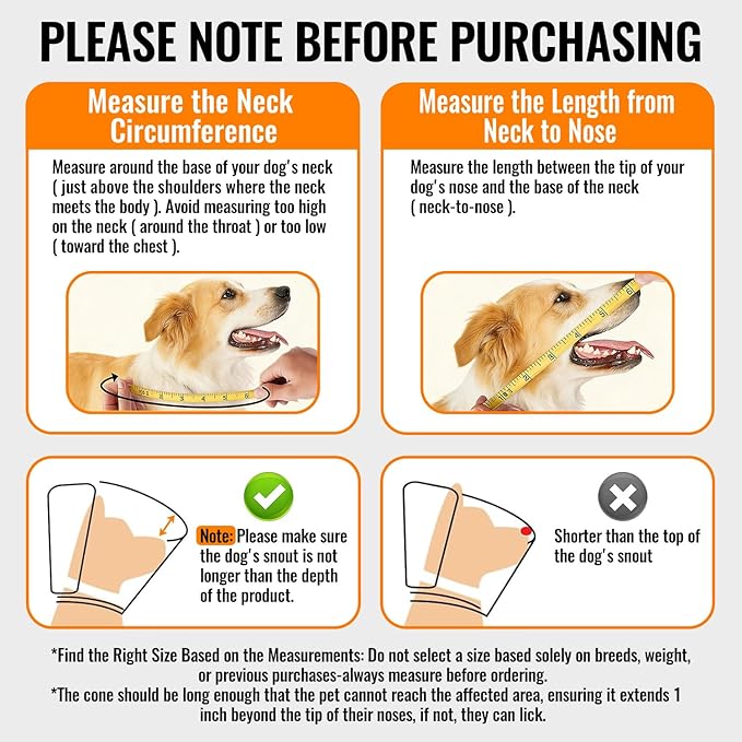 MAXFUT Dog Cone Collar,Soft Cone for Dogs to Stop Licking After Surgery,Non Inflatable Dog Donut Cone (Pink, L)