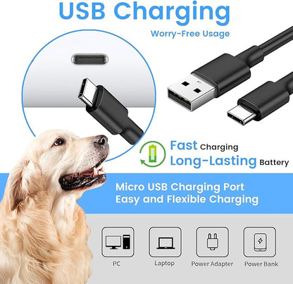 Dog Bark Deterrent Devices,Multi-Functional Anti Barking Device for Dogs Up to 30 Ft Effective Control Range,3 Modes & LED Light Ultrasonic Dog Trainer,Safe for All Small & Medium Dogs