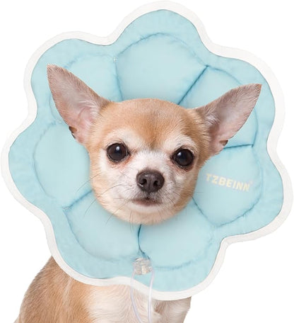 Soft Small Dog Cone Collar Alternative for Small Dogs(Adult Yorkshire Adult Chihuahua Pomeranian), Comfortable Dog Neck Recovery Cone, Adjustable Head Pillow Cone After Surgery to Stop Licking