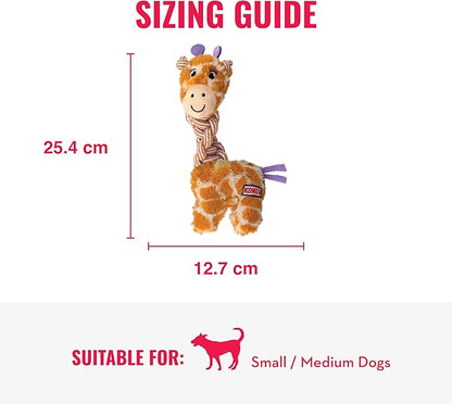 KONG Knots Twists Plush Dog Toy – Durable Rope & Plush for Tug and Toss – Internal Knotted Rope and Squeaker – Assorted Characters (Small/Medium)
