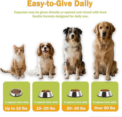 Stone Breaker for Dogs & Cats – Crystal Flush Urinary Tract Supplement, Bladder Stone & Kidney Support for Dogs and Cats