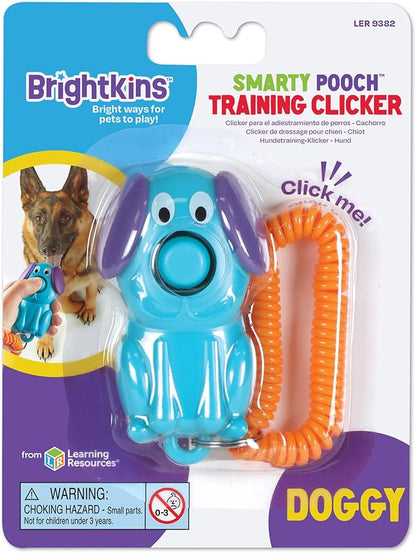 Brightkins Puppy Training Clicker - Dog Training & Behavior Aids, Puppy Obedience Clicker, Pet Trainer Tools, Cat Trainer Supplies, Clickers for Dogs and Puppies, Clear Sound, 1 Piece