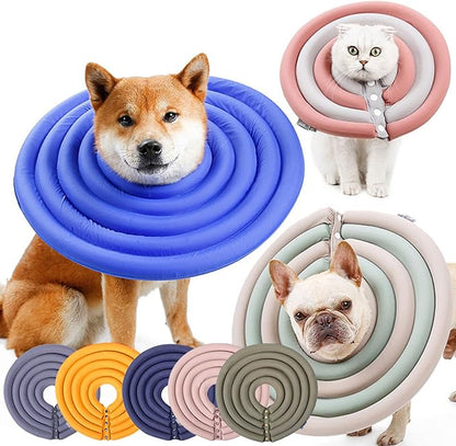 Recovery Cone for Pet Kitten Small to Large Dogs Recovery Collar Cone Neck Collar with Sticker