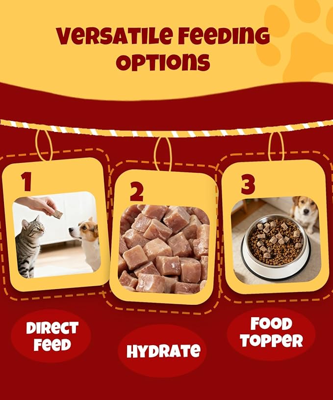 Freeze Dried Chicken Liver Dog Treats Cat Treats, Single Ingredient Liver Treats, Food Meal Topper, Rawhide Free Freeze Dried Chicken Liver High Protein, Training Pet Treats 4.6oz