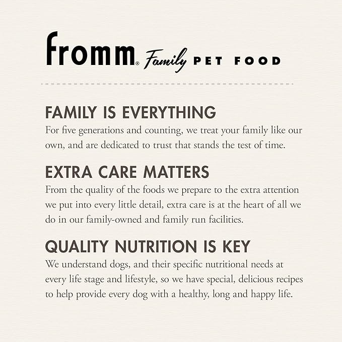Fromm Adult Gold Dry Dog Food 5 lb Bag & Crunchy Os Blueberry Blasts Dog Treats 6 oz Bag - Chicken Recipe