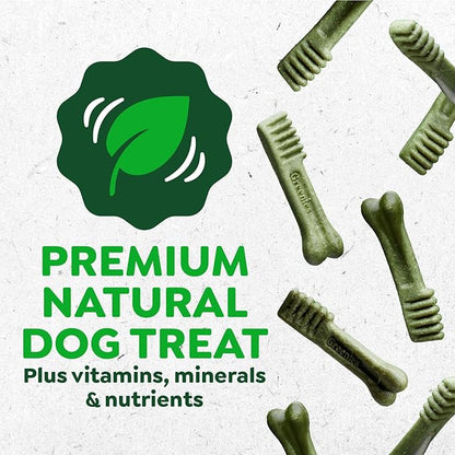 Greenies Veterinarian-Recommended Adult Natural Dental Dog Treats Regular Size, Dog Dental Chews, Original Flavor, 36 oz. Pack, 36 Count