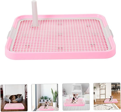LIOOBO Pet Accessory Indoor Dog Pee Station Puppy Training Toilet Mesh Tray for Small Dogs