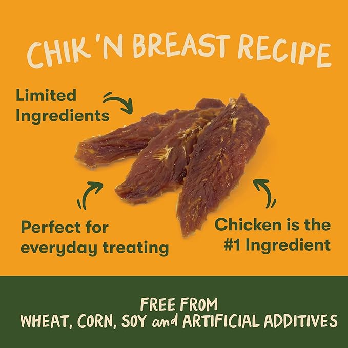 Pet 'n Shape Chik 'n Breast Jerky Dog Treats - 1 Pound
