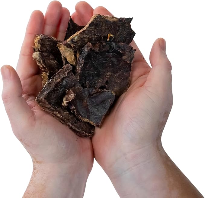 Lovie Beef Lung Dog Treats - Dehydrated Air Dried Soft Bites, Single Ingredient, Protein Rich, 16 oz