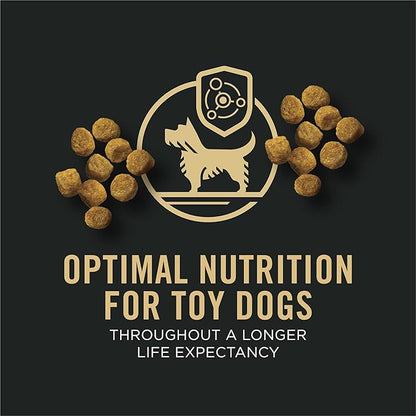 Purina Pro Plan Toy Breed Dog Food, Chicken and Rice Formula With Guaranteed Live Probiotics - 5 lb. Bag