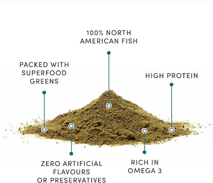 Crumps Naturals Fish + Superfood Greens 3.88oz, Dog Treats, Sprinkles, Topper