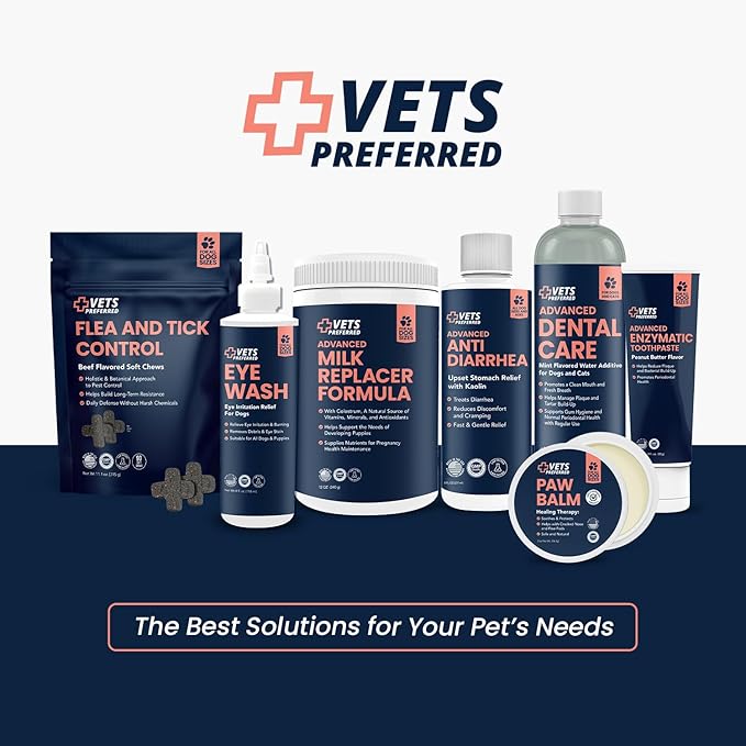 Vets Preferred Puppy Milk Replacement Formula - Dog Milk Replacer Powder Supplement for Pregnant, Lactating, Aging Dogs - Enriched with Colostrum - Nutritious Nursing Formula for Puppies - 12 Oz