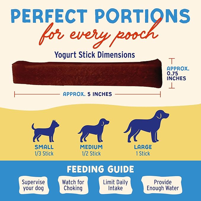 Himalayan Dog Chew Cranberry Honey Yogurt Sticks for Dogs | Protein-Rich Treats with Prebiotics & Probiotics | Lactose-Free, Grain-Free, Gluten-Free | Healthy Yogurt Chews for All Breeds | 5 Count