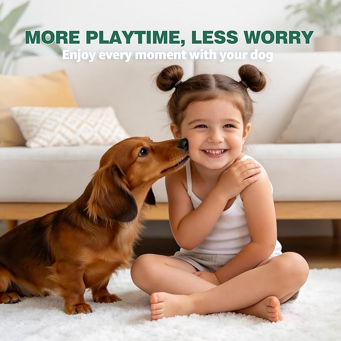 Dog Dewormer Pyrantel Pamoate, Chewable Tablets for Dogs & Puppies, Roundworms & Hookworms, Easy Dosing, 36 Tablets