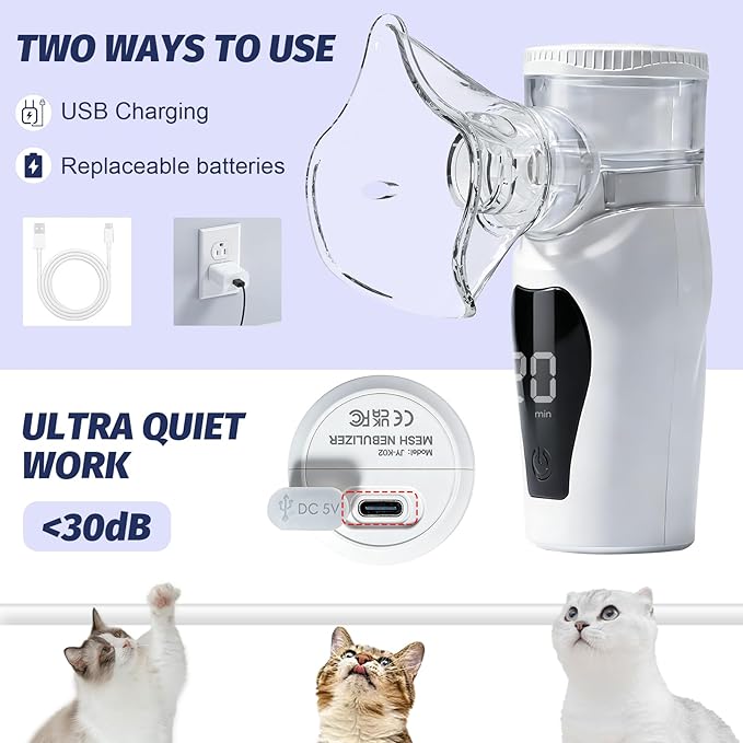 REDDOUDOU Pet Oxygen Chamber, Small Pet Incubator, Animal Nebulizer Box, Pets Delivery with Padded Cotton, Cat's Nest, Pets Nebulizer Accessories for Dogs, Cats, Puppies, Kittens(100L)
