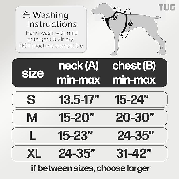 TUG Grab Dog Harness | Integrated Traffic Leash Magnetically Attached for Quick Control (Medium/Green)