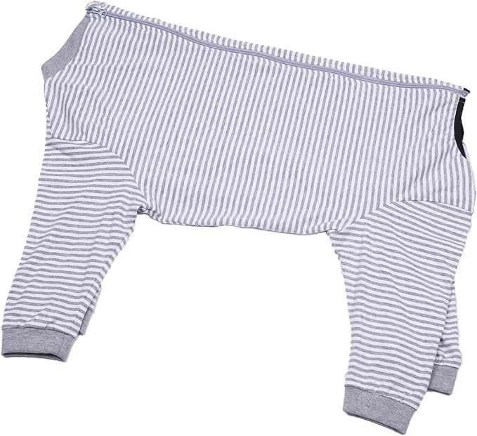 Yeapeeto Dog Onesie Surgery Recovery Suit for Large Medium Bodysuit Dogs Pajamas PJS Full Body for Shedding, Prevent Licking, Wound Protection, Cone Alternative (7X-Large (Pack of 1), Grey)