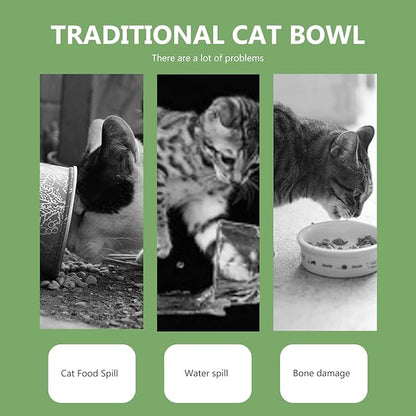 Multifunctional Dog Food Dispenser and Water Container Stainless Steel Automatic Pet Feeder Green for Home Use