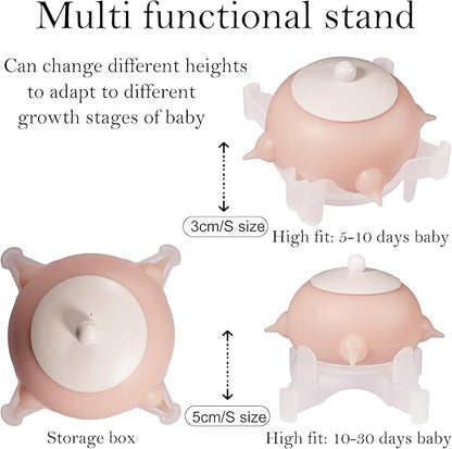 Doggiema Puppy Milk Feeder Nursing Station feeders for Multiple Puppies Milk replacer Dongdong pet (S Size Mini Puppy)