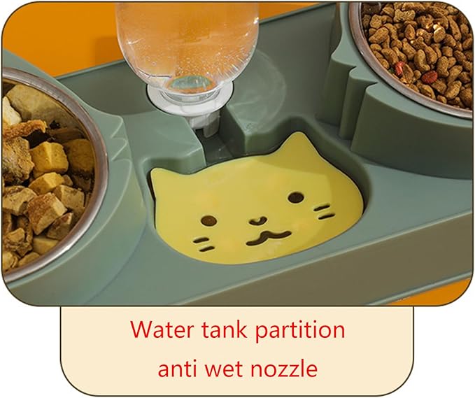 Pet Food Bowl Small Dog Feeder Water Feeding Dog Storage Anti-Skid Dogs Dishware Bowls for Food and Water Automatic
