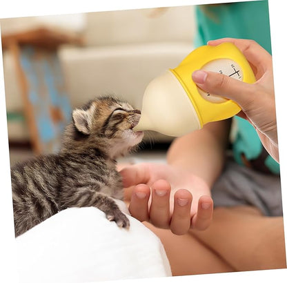 YARNOW Milk Replacer for Puppies Pet Bottle Nursing Puppy Bottles for Nursing Kitten Ergonomic Design Easy to Clean