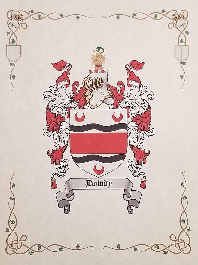 Mr Sweets Van Wormer Coat of Arms, Family Crest 8.5x11 Print - Surname Origin: Dutch Holland The Netherlands