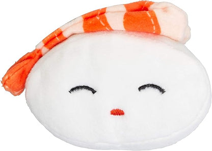 Pearhead Sushi Plush Squeaky Dog Toys – Soft Durable Food-Themed Chew Toys for Small & Medium Dogs, Interactive Plush Dog Toy Set of 3