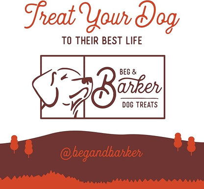 Beg & Barker Pork Jerky for Dogs (10 Ounce, Pack of 2) - Dog Training Treats - Natural Dog Treats Made in The USA - Grain Free, Diabetic-Friendly, High Protein, Sugar-Free