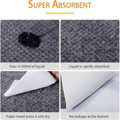 Dog and Puppy Pee Pads 50 Count, 23'' x 23'' Charcoal Odor-Control Puppy Pads with Leak-Proof Quick-Dry Design, Pet Training Pads for Potty Training Strong Absorbency