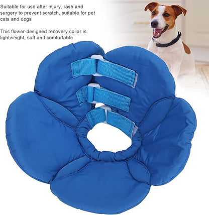 Dog Cone Collar, Wound Healing Protective Cone Surgery Recovery Collars Dog Donut Collar After Surgery Elizabethan Collar for Dogs Adjustable Soft Neck Cone for Small Pet (M)