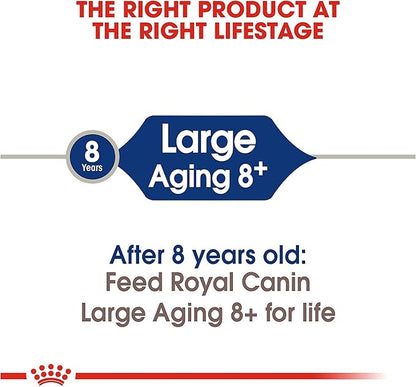 Royal Canin Size Health Nutrition Large Aging 8+ Senior Dry Dog Food, 30 lb Bag