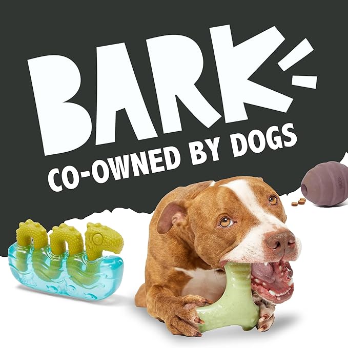 Barkbox Franz The Fox Dog Toy | Natural Rubber, Bacon Scented, Thrashy Tail & Wacky Bounce | Dog Toy for Aggressive Chewers