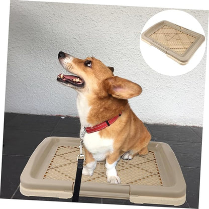 HANABASS Household Puppy Toilet Training Tray Plastic Dog Accessory for Indoor Potty Training Easy Clean Design with Removable for Pets