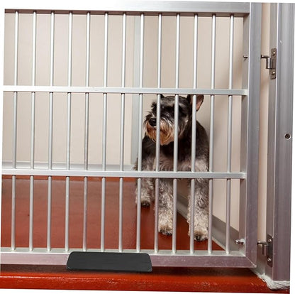 TOYANDONA Safety Door Gate Ramp for Pets Lightweight Kick Plate Accessory for Indoor Use Easy Installation Protective Barrier for Stairways for Dog Gates