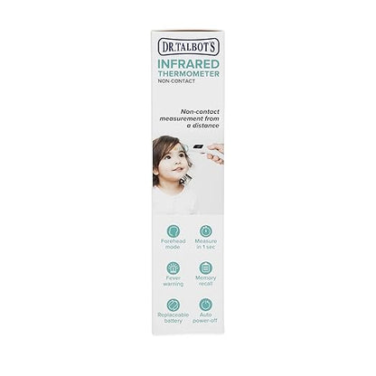 Dr. Talbot's Non-Contact Infrared Thermometer with Led Screen, White